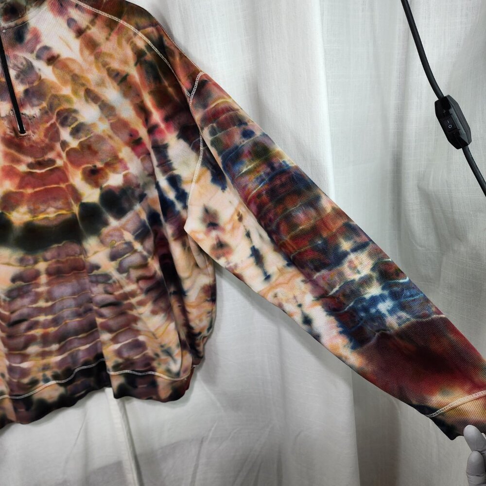 Sunset Serenade: Men's Vintage Tie-Dye Pullover - Size XXL - Picture 2 of 5